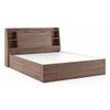 Scott Queen Size Box Storage Bed in Classic Walnut Finish