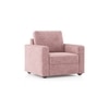 Apollo 1 Seater Fabric Sofa in Desert Rose Colour