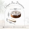 Inscribe Acacia Wood Roti Box With Tong Silver