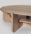 Roundway Solid Wood Coffee Table In  Natural Finish