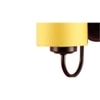 Delbert Yellow Fabric Wall Light
