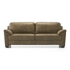 Farina 3 Seater Luxury Italian Leather Sofa In Antique Moss