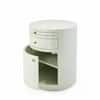 Prestora Wood Side Table in Green Colour