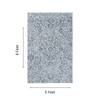 Neulooms Handloom Knotted Reversible Flatweave Area Rug Blue or Ivory 5x8