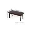 Mayfield Sheesham Wood Coffee Table In Mahogany Finish