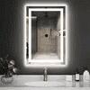 Rectangle  Vanity Mirror with Lights Modern LED Mirror