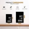 The Castle Decor Get Shit Done Motivational Wall Art 8x12 Inch