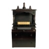 D'Dass Multi Color Mdf and Sheesham Wooden Temple With Cabinet For Pooja