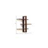 WOODENMOOD Rectangular Wall Rack