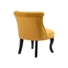 Grenier Fabric Slipper Chair in Yellow Color