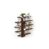 Caselle Engineered Wood Display Wall Shelf in Brown Maple