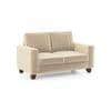Apollo Neo 2 Seater Fabric Sofa in Pearl White Colour (Back Height : Regular, Cushion Type : Soft)
