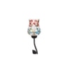 Thatcher Black Glass Shade Floor Lamp