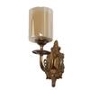 Eliante Modern Wall Lights Mild Steel & Glass Material Antique Gold & Champaign Finish