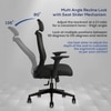 Eterna High Back Ergonomic Study Chair in Black Colour