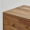 Rowlingmango Wood Chest Of Drawers In Natural Finish