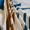 Multicolor Abstract 210 TC Mix Cotton Flat Single Bed Size Bedsheet With 2 Pillow Cover From Threads