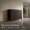 Magellan Solid Wood Chest of 6 Drawers in Mahogany Finish