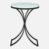 Metalmark Metal Side Table in Black Colour