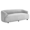 Morgen Boucle Fabric 3 Seater Sofa In Grey