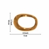 Metalsmith Metal Napkin Ring Set of 2 Gold Finish Dining Table Accessory