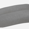 Luxelounge Wood 3 Seater With Upholstery Non Storage Sofa In Grey Colour