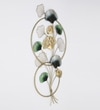 Sashi Abstract Metal Wall Decor in Multicolor Set of 1