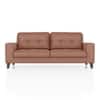 Verona Premium 3 Seater Fabric Sofa in Mocha Mouse Velvet Colour