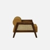 Classic 1 Seater Sofa In Light Brown Colour