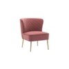 Ruba Accent Chair in Pink Colour