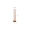 Chenoa White Cotton Shade Floor Lamp