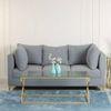 Melbourne Glass Coffee Table In Gold Finish