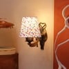 Devansh Metal Electric Wall Light in Antique Gold Colour with Multi Shade Count of 1 Light