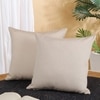 Set Of 2 Solid Square Cushion Covers
