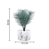 Attractive Faux Plant With White Ceramic Pot
