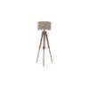 Kepler Tripod Floor Lamp Colour Natural Linen Drum Shade