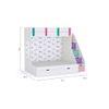 Pattern Dreams Bunk Bed with Storage in White Colour BKBB013