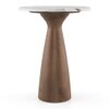 Sienne Soild Wood and Toronto Side Table in Bronzed Oak Finish