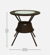 Ballarat  Wicker Table And Chair Set In  Brown Dual Tone Finish