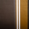 Mustard Geometric 400 Tc Cotton Flat  Super King Size Bedsheet With 2 Pillow Cover