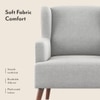 Brando Arm Chair in  Vapour Grey  Colour