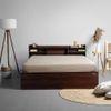 Sleepyhead Bed Es | Engineered Wood Queen Size Bed With Box Storage (Chestnut Dark)