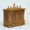 D'Dass Sheesham and Mdf Wooden Home Temple For Pooja Mandir For Home