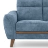 Ronan 3 Seater Fabric Sofa in Denim Blue Colour