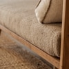 Andaman Neil Solid Wood Day Bed in Light Brown Colour