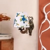Devansh Metal Electric Wall Light in Antique Gold Colour with Multi Shade Count of 1 Light