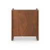 Koro Solid Wood Bedside Table In Amber Walnut Finish