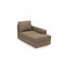 Apollo Compact Sofa (Colour : Dune, Cushion : Hard, Back Type : Regular, Seating Capacity : Right Aligned 3 Seater + Right Aligned Chaise + Ottoman)