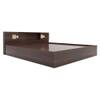 Kumiko Engineered Wood Queen  Size Bed With Box Storage (Walnut Finish)