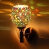 Devansh Metal Electric Wall Light in Gold Colour with Multi Shade Count of 1 Light